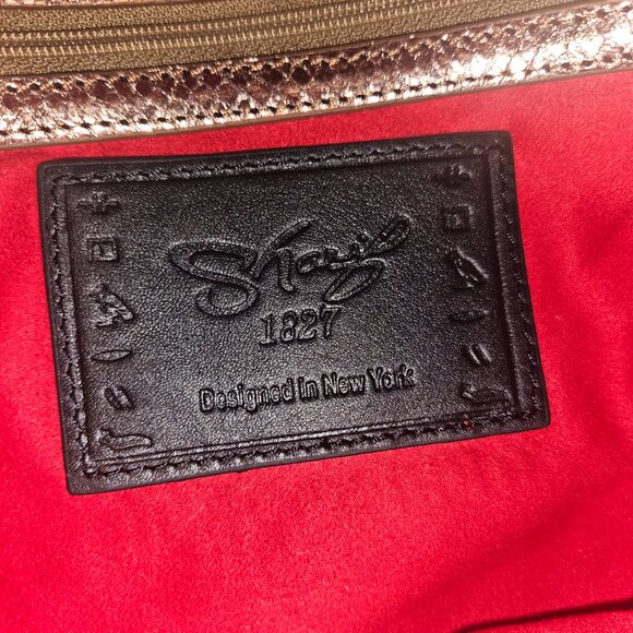 SHARIF Legacy Caviar Snake and Haircalf Leather Chain Hobo bag NWT - Picture 8 of 11